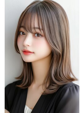 クシュ 所沢西口プロぺ通り(kusyu... ) イメチェンアンブレラカラー前髪クールショートピンクベージュ