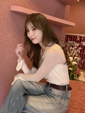 ボタン コロン 表参道 原宿(VOTAN COLON) オリーブブラウン/レイヤーカット/透明感カラー/韓国ヘア