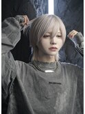 メンズホワイトシルバー