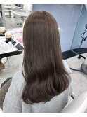 オリーブベージュミルクティーベージュダブルカラー
