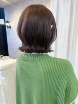 キャアリー(Caary)&nbsp;福山人気20代30代ラベンダーブラウン艶髪カラー外ハネくびれ巻き