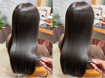 ヘアアンドライフ エジェリデイズ(hair&life egerie days)の写真/ダメージでまとまらない髪に水素トリートメント×oggiottoで髪質改善！