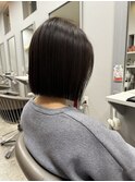 切りっぱなしボブ