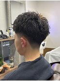 スパイキーパーマ/メンズ/メンズカット/バーバー/フェード/眉毛