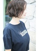 大人ラフな小顔ショートボブ☆