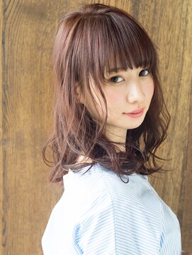 エル(LE) ６/８newopen！ひし形シルエットグレージュエアリーミディアム