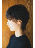 スタイリング楽チン　ショートマッシュウルフ