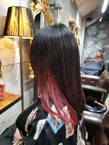 ユーアールキャッスル(UR CASTLE) インナーカラー レッド