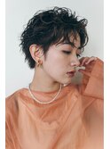 カーリークールショート／マロンベージュ