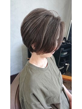 ヘアケアゲート(hair care Gate) グレージュ×ショート