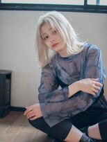 コットン 平塚店(Cotton)&nbsp;【cotton平塚】カジュアルウルフ/プラチナカラー