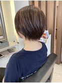 ショートボブ ショートスタイル まるみショート