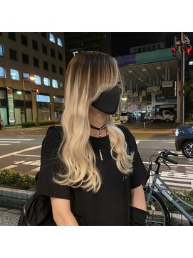 ボアップ 京橋店(boappu) #プルエクステ　#ロングヘア　#ハイトーン