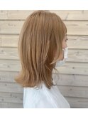 tuuli☆30代40代ペールベージュ切りっぱなしミディアム　71