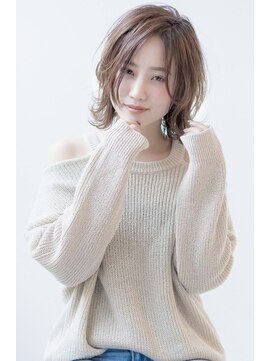 シャフト(SHAFT) SHAFT_エアリーセミディ/外ハネくびれボブ/スロウカラー