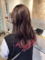 ヘアアンドメイク アース 聖蹟桜ヶ丘店(HAIR&MAKE EARTH) ピンク裾カラー