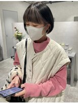 キートス(Kiitos)&nbsp;前髪インナーカラー/フェイスフレーミング/インナーカラー/ボブ