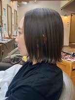 リアンヘアデザイン(Lian hair design) セミショート/透明感カーキブラウン