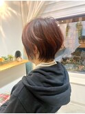 ピンク系ショートボブ♪