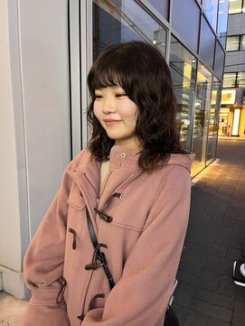 カフ(CAF) CAF FUKO くるくるパーマ/レイヤーロング/大阪/心斎橋