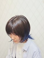 サバ ヘアー スペース(SABA hair space)&nbsp;ウルフ×ブルー
