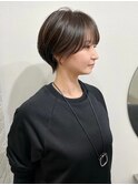 ショートヘア/ボブ/可愛い丸み/簡単スタイリング/20代30代