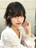 外はねウェーブショート【八王子】