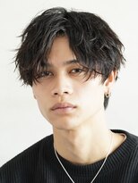 バイフィフス 天神大名(by fifth) ツイストスパイラルパーマ波巻きパーマメンズマッシュウルフ韓国