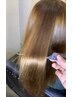 憧れのツヤ髪へ。ミラーストレート+ハホニコトリートメント