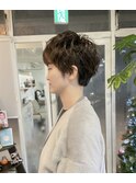 ショートランダムパーマ
