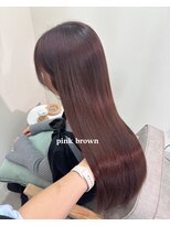 ネウィ 広島(newi)&nbsp;ピンクブラウン/ラベンダーカラー/髪質改善/暖色カラー