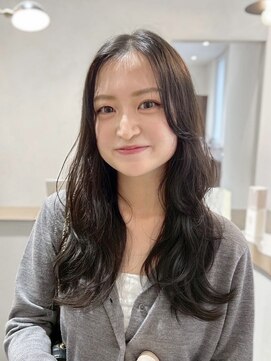 抜け感グレージュのナチュラル韓国レイヤー【天王寺/あべの】