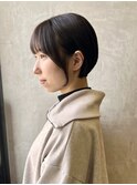 丸みボブ×顔まわりカット