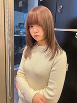 インク サカエ(inq sakae)&nbsp;ケアブリーチ2回/ハイトーン/ミルクティーベージュ