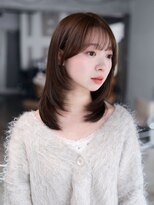 エインアンリー 明治神宮前(AIN.ANLY.) ハッシュカット顔周りカットワンホンレイヤーカット韓国ヘア