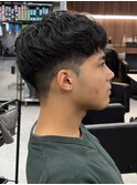 スキンフェード/短髪/バーバー/アップバング/ツーブロック