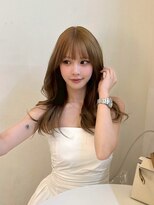 ノク 渋谷(nok)&nbsp;イメチェンピンクベージュ前髪