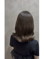 ロウ 町田(ROW)&nbsp;ミントベージュ×切りっぱなしミディアム