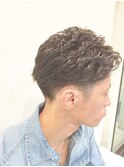 #デコ出し爽やか#ムーヴ×ウエット#センターアップ・Hommehair2