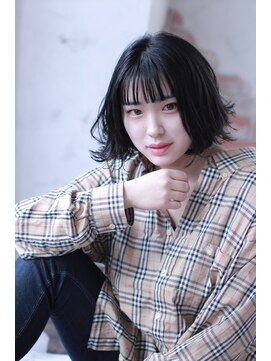 アドール(ADOR) 【ADOR＊MIHO】切りっぱなしカットのアレンジ