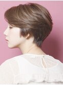 大人ショートボブ「フォルム×ぬけ感」