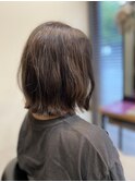 アッシュカラー×切りっぱなしボブ【アルター  市原徹】