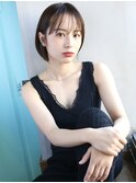 天神【BIRTH】フェミニンボブ×ネイビーカラー 2
