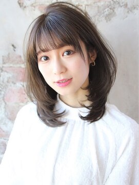 アフロート ルヴア(AFLOAT RUVUA) 伸ばしかけもイメチェン★ふわっとひし形レイヤー×くすみカラー