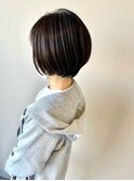 くせを抑える☆丸みボブ