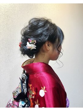 コアフィールドマサコ 北島店 振袖☆ダウンスタイル