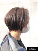 【店長中森が提案】ゆったりした丸みが可愛い＊丸みショート＊