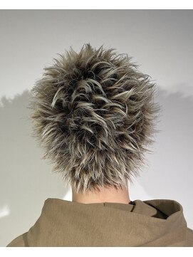 ザ オーダー(THE ORDER) スパイキーショートケアブリーチカラーツイストスパイラルパーマ