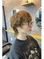 リア 大阪梅田(Ria)&nbsp;～メンズ　パーマ×ベージュ～ 【Ria 大阪 梅田】