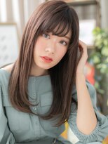 カバーヘア イヴ 戸頭店(COVER HAIR EVE) ★艶髪モードグレーベージュレイヤーロング20代30代40代★9